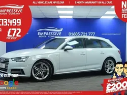 White Used 2018 Audi A4 S-Line Estate | £13,499 (Fair price)