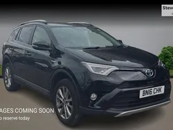 Black Used 2016 Toyota RAV4 Hybrid SUV | £15,123 (Fair price)