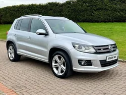 Silver Used 2014 VW Tiguan R-line SUV | £7,850 (Fair price)
