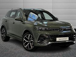 Cipressino green Used 2025 VW Tiguan R-line SUV | £36,795 (Expensive)