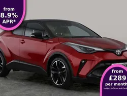 Red/black Used 2021 Toyota C-HR Sport SUV | £20,243 (Fair price)