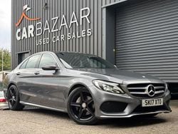 Grey Used 2017 Mercedes C220 AMG Line Premium Sedan | £11,491 (Fair price)