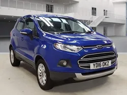Blue Used 2016 Ford Ecosport Zetec SUV | £3,975 (Good price)