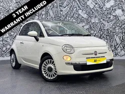 White Used 2014 Fiat 500 Lounge Hatchback | £3,695 (Fair price)