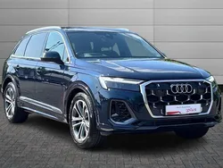 Blue New 2025 Audi Q7 S-Line SUV | £61,895