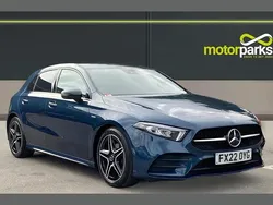 Blue Used 2022 Mercedes A180 Executive Hatchback | £21,500 (Fair price)