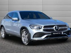 High tech silver Used 2022 Mercedes GLC300 AMG Line Premium Estate | £35,500 (Fair price)