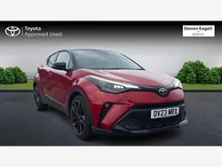 Red/black Used 2023 Toyota C-HR Sport SUV | £20,560 (A bit pricey)
