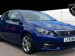 Blue Used 2018 Peugeot 308 Allure Hatchback | £5,992 (Fair price)