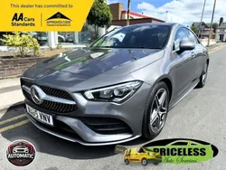Grey Used 2019 Mercedes CLA220 AMG line Sedan | £20,995 (Fair price)