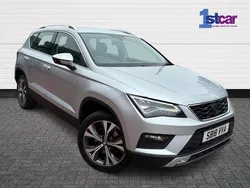 Silver Used 2018 Seat Ateca Ecomotive SUV | £9,389 (Fair price)
