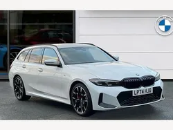 Mineral white Used 2025 BMW 320 M Sport Estate | £36,990 (Expensive)