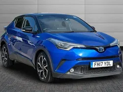 Nebula blue Used 2017 Toyota C-HR SUV | £15,995 (Fair price)