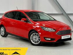 Red Used 2017 Ford Focus Zetec Hatchback | £4,795 (Fair price)