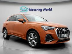 Orange Used 2022 Audi Q3 S-Line SUV | £25,200 (Fair price)