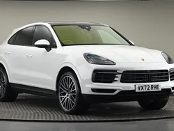 White Used 2022 Porsche Cayenne Platinum Edition SUV | £62,000 (A bit pricey)