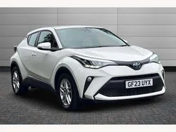 Pure white Used 2023 Toyota C-HR SUV | £19,095 (Fair price)
