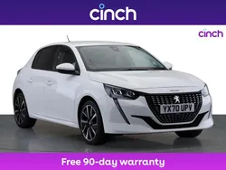 White Used 2020 Peugeot 208 Allure Hatchback | £12,509 (Fair price)