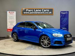 Blue Used 2017 Audi S3 Sportback Black Edition Hatchback | £15,999 (Fair price)