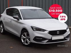 White New 2025 Seat Leon FR Hatchback | £25,995 (Expensive)