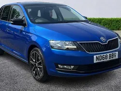 Blue Used 2018 Skoda Rapid Sport Hatchback | £9,799 (Fair price)
