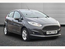 Grey Used 2017 Ford Fiesta Zetec Hatchback | £8,695 (Fair price)