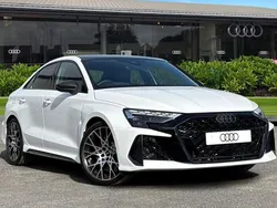 White New 2025 Audi RS3 Comfort Hatchback | £65,480 (Expensive)