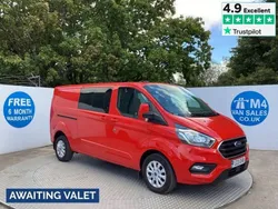 Red Used 2023 Ford Transit Custom Limited Van | £24,995 (Fair price)