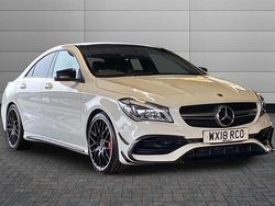 Polar white Used 2018 Mercedes CLA45 AMG Sedan | £19,990 (A bit pricey)