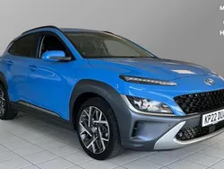 Blue Used 2022 Hyundai Kona Premium SUV | £17,656 (Fair price)