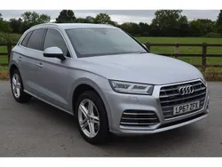 Silver Used 2018 Audi Q5 S-Line SUV | £20,389 (Good price)