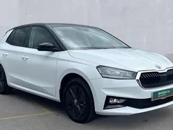 Moon white metallic black magic pearl effect Used 2025 Skoda Fabia Design Edition Hatchback | £18,550 (Fair price)