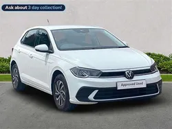 White Used 2023 VW Polo Life Hatchback | £16,233 (Fair price)