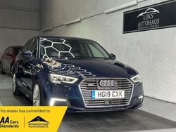 Blue Used 2018 Audi A3 Sportback e-tron Advanced Sedan | £10,695 (Fair price)