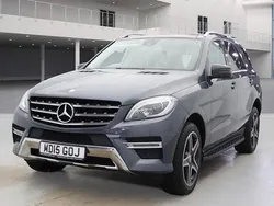 Grey Used 2015 Mercedes ML350 AMG line SUV | £14,499 (Fair price)