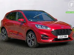 Red Used 2021 Ford Kuga ST-Line X SUV | £20,499 (Fair price)