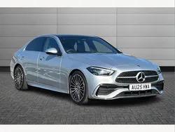 Silver Used 2025 Mercedes C200 AMG Line Premium Plus Sedan | £39,990