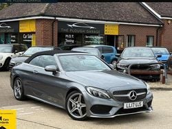 Grey Used 2017 Mercedes C220 AMG line Cabriolet | £15,995 (Fair price)