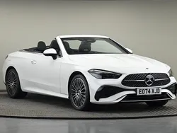 Opalite white Used 2024 Mercedes CLE300 AMG line Cabriolet | £50,000 (Fair price)