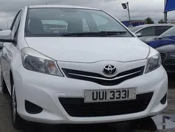 White Used 2013 Toyota Yaris Hatchback | £4,595 (Fair price)