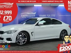 White Used 2017 BMW 420 M Sport Coupe | £12,999 (Fair price)