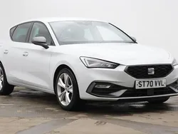 White Used 2021 Seat Leon FR Hatchback | £15,490 (A bit pricey)