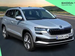 Brilliant silver metallic Used 2025 Skoda Karoq SE L SUV | £28,490 (A bit pricey)