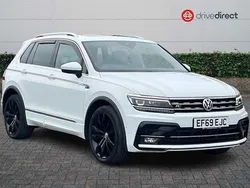 White Used 2020 VW Tiguan R-line SUV | £20,199 (Good price)