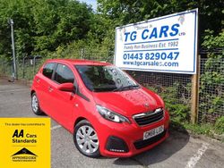 Red Used 2017 Peugeot 108 Active Hatchback | £5,995 (A bit pricey)