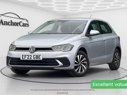 Silver Used 2022 VW Polo Life Hatchback | £13,495 (Fair price)
