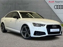 White Used 2019 Audi A4 Black Edition Sedan | £18,753 (Fair price)