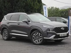 Blue Used 2021 Hyundai Santa Fe Ultimate SUV | £31,990 (A bit pricey)