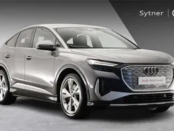 Grey Used 2022 Audi Q4 Sportback e-tron S-Line SUV | £28,000