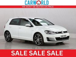 White Used 2017 VW Golf VII GTD Hatchback | £11,790 (Good price)